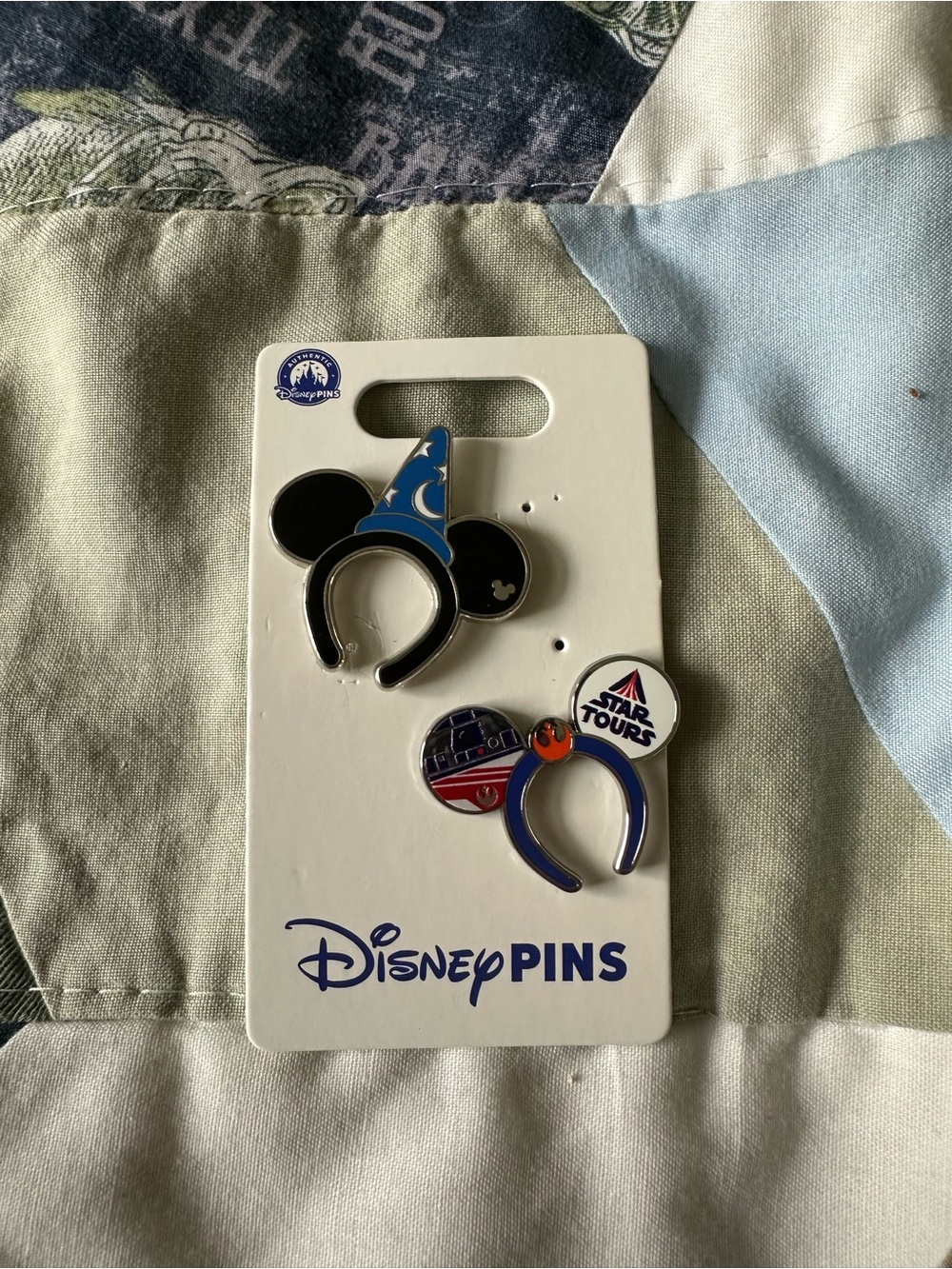 Disney Enamel Hidden Mickey Pin Set - Black, Blue, Red